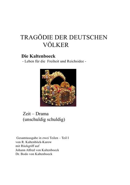 Cover von Zeiterzählung / TRAGÖDIE DER DEUTSCHEN VÖLKER
