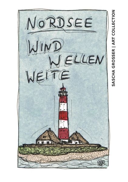 Cover von „Nordsee – Wind, Wellen, Weite“ – Notiz- und Skizzenbuch