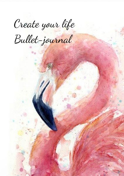 Cover von Bullet Journal Flamingo A4