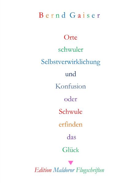 Cover von Orte schwuler Selbstverwirklichung und Konfusion