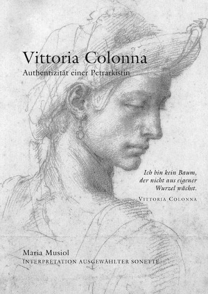 Cover von Vittoria Colonna Interpretation Ausgewählter Sonette