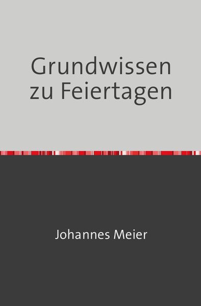 Cover von Grundwissen zu Feiertagen