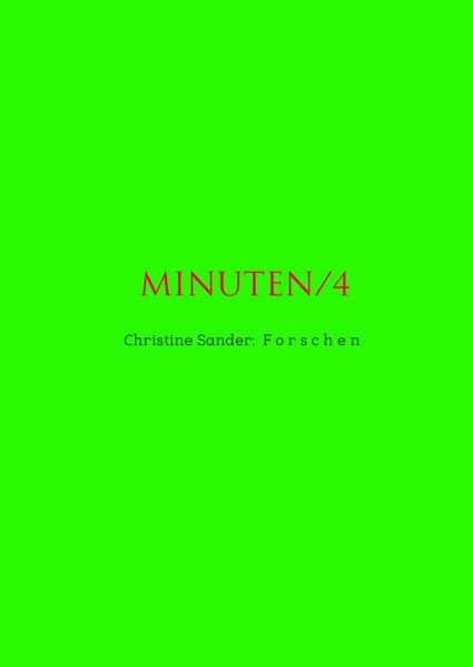 Cover von MINUTEN/4