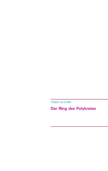 Cover von Der Ring des Polykrates