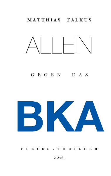 Cover von Allein gegen das BKA