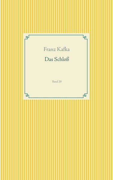 Cover von Das Schloß