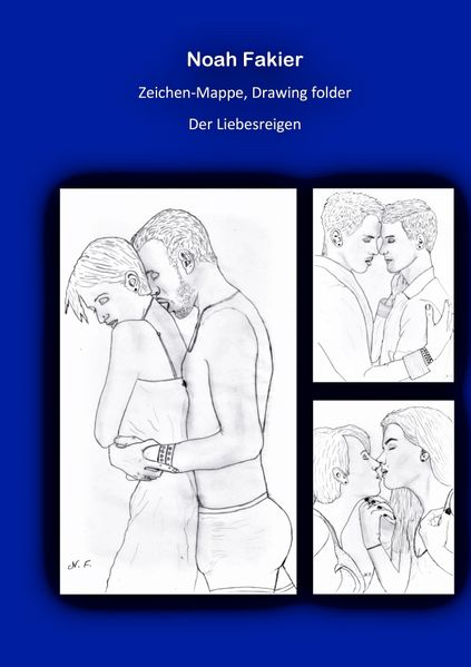 Cover von Zeichen Mappe, Drawing folder Der Liebesreigen