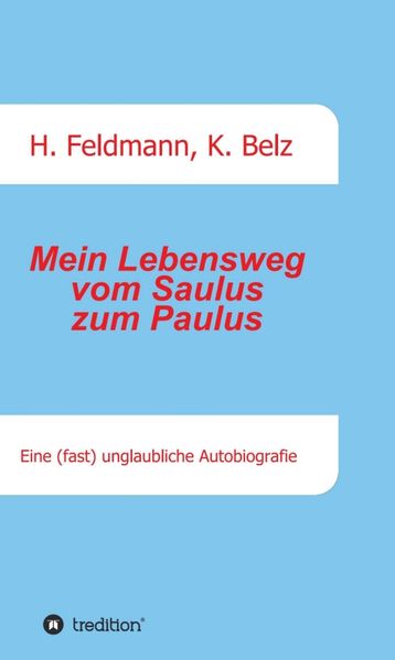 Cover von Mein Lebensweg vom Saulus zum Paulus