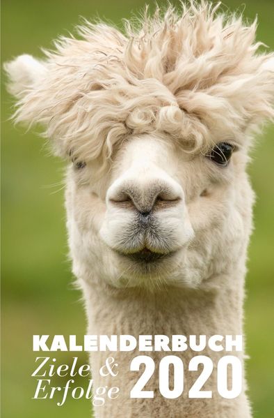 Cover von Taschenkalender 2020 / Kalenderbuch 2020 – Alpaka