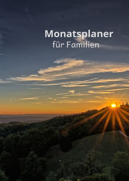 Cover von Monatsplaner für Familien