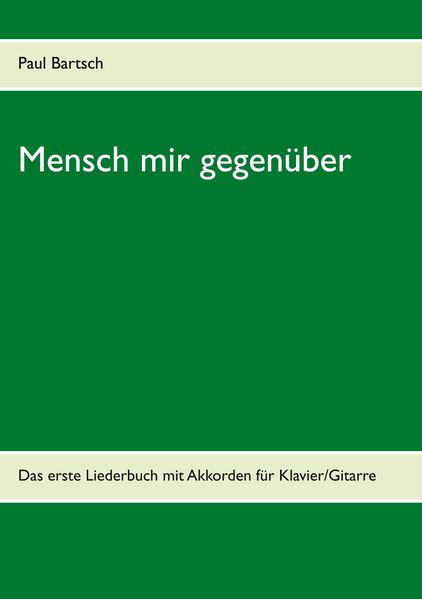 Cover von Mensch mir gegenüber