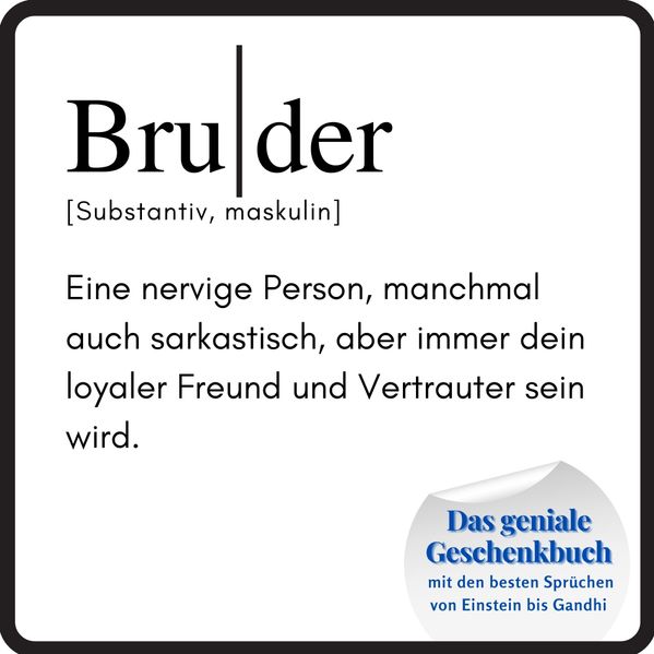 Cover von Bruder