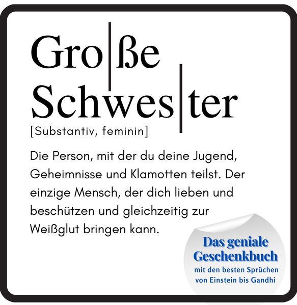 Cover von Grosse Schwester