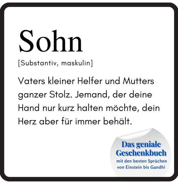 Cover von Sohn