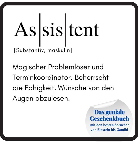 Cover von Assistent
