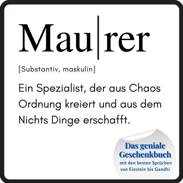 Cover von Maurer