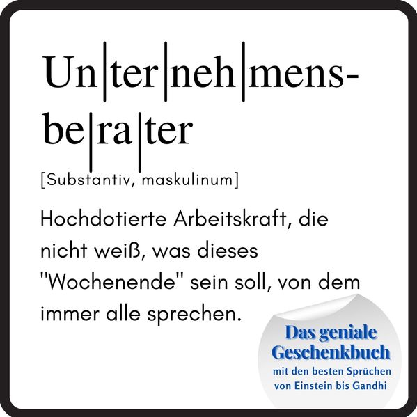 Cover von Unternehmensberater
