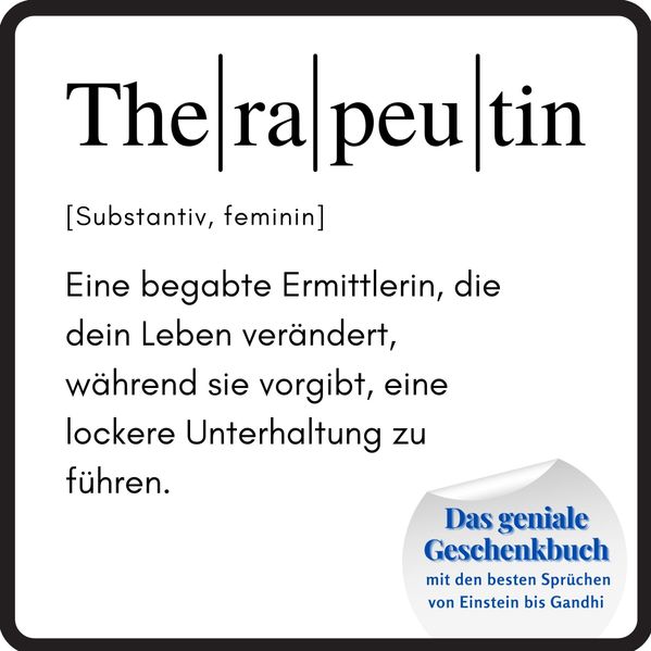 Cover von Therapeutin