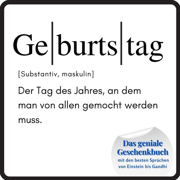Cover von Geburtstag