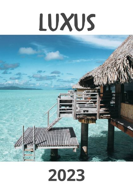 Cover von Luxus Kalender 2023