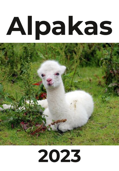 Cover von Alpakas Kalender 2023