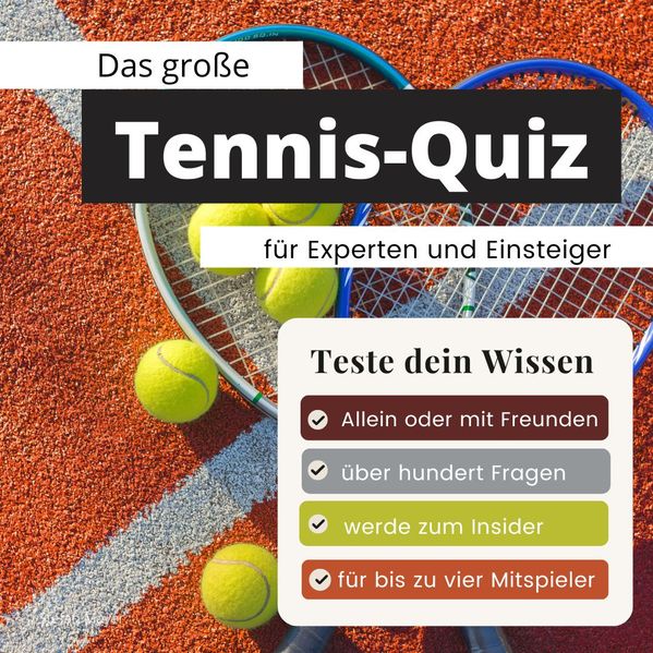 Cover von Das geniale Tennis-Quiz für Experten und Einsteiger