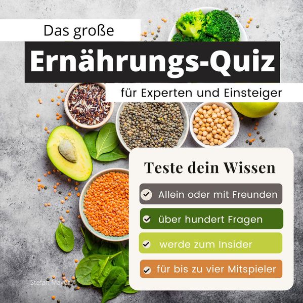 Cover von Das große Ernährungs-Quiz für Experten und Einsteiger