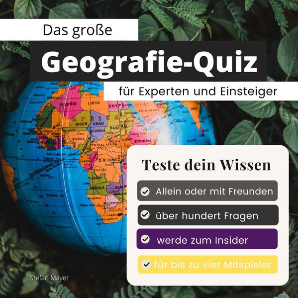 Cover von Das große Geografie-Quiz für Experten und Einsteiger