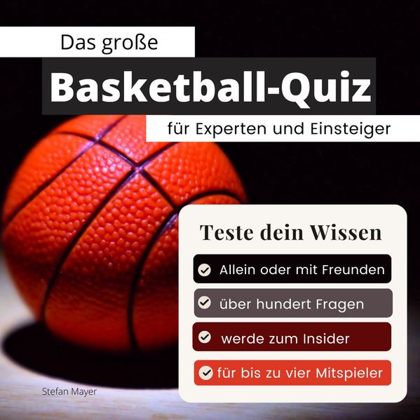 Cover von Das große Basketball-Quiz für Experten und Einsteiger