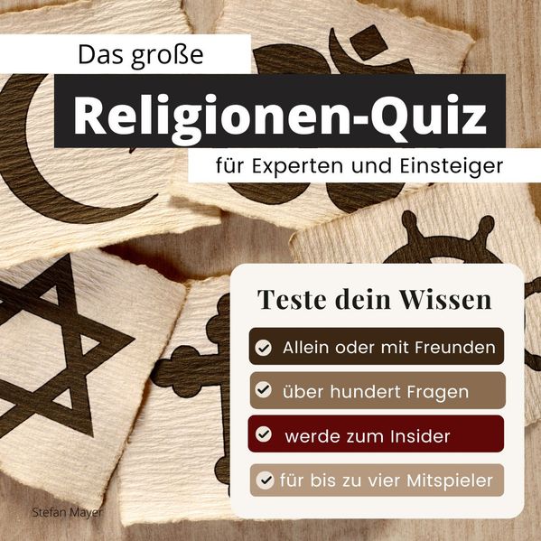 Cover von Das große Religionen-Quiz für Experten und Einsteiger