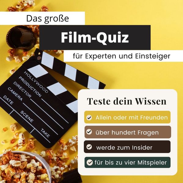 Cover von Das große Film-Quiz für Experten und Einsteiger