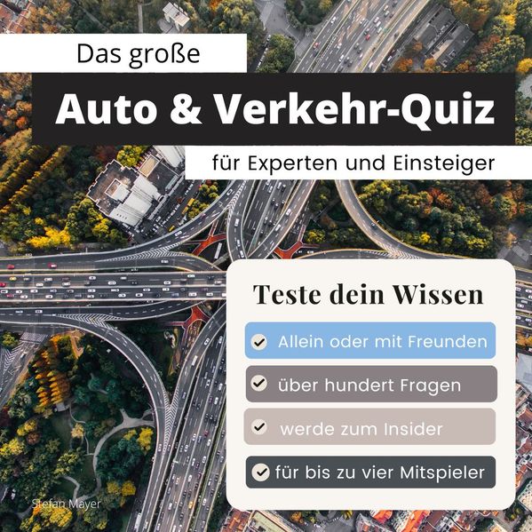 Cover von Das große Auto & Verkehr-Quiz für Experten und Einsteiger