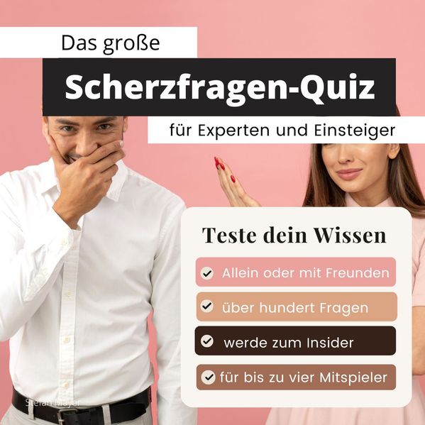 Cover von Das große Scherzfragen-Quiz für Experten und Einsteiger