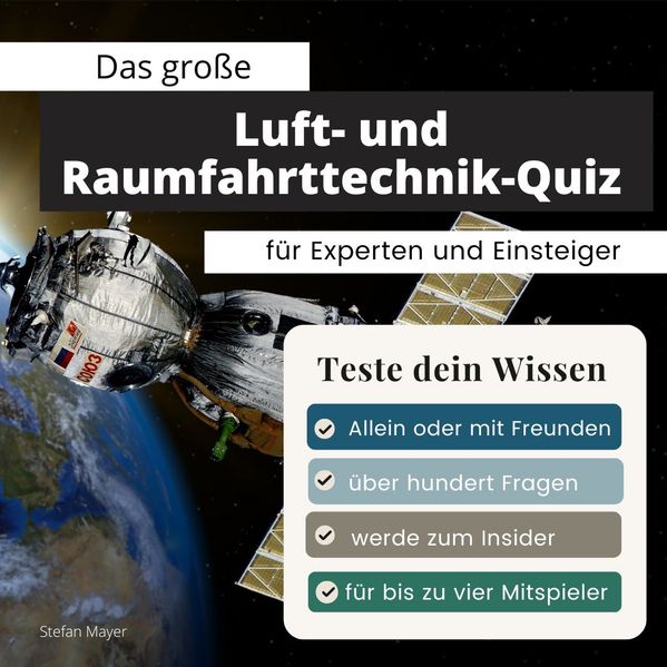 Cover von Das große Luftfahrt und Raumfahrt-Quiz für Experten und Einsteiger