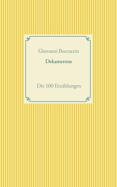 Cover von Dekamerone