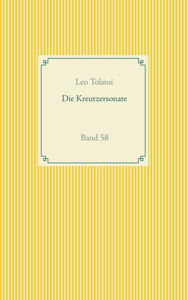 Cover von Die Kreutzersonate
