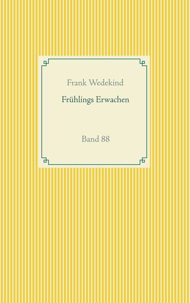 Cover von Frühlings Erwachen