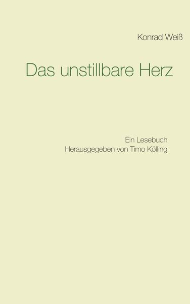 Cover von Das unstillbare Herz