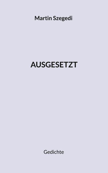 Cover von Ausgesetzt