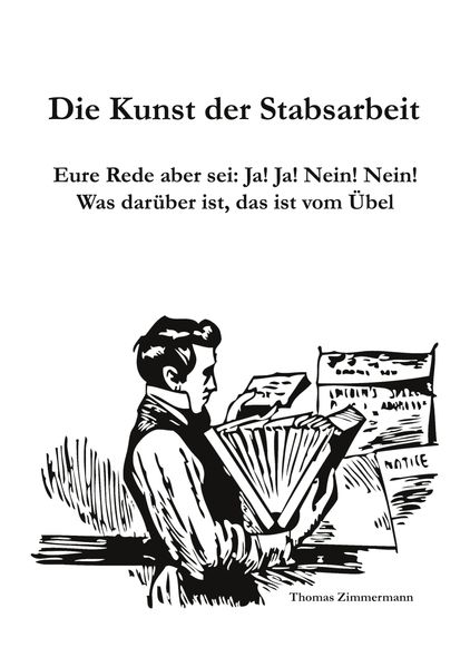 Cover von Die Kunst der Stabsarbeit