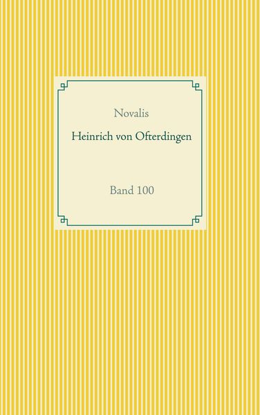 Cover von Heinrich von Ofterdingen