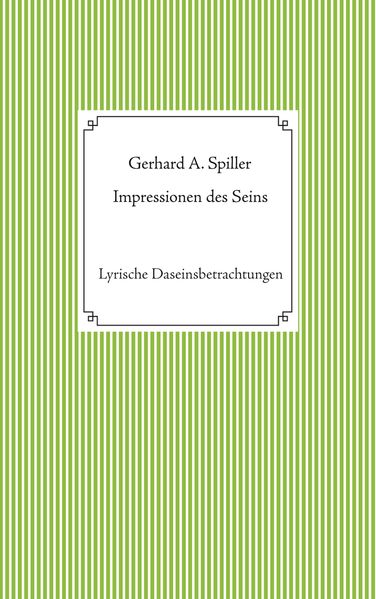Cover von Impressionen des Seins