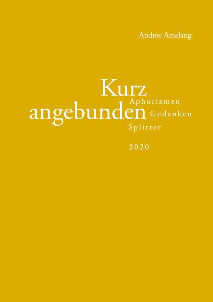 Cover von Kurz angebunden