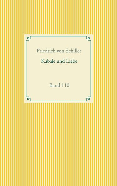 Cover von Kabale und Liebe
