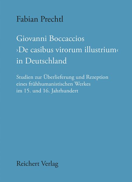 Cover von Giovanni Boccaccios „De casibus virorum illustrium“ in Deutschland