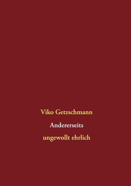 Cover von Andererseits