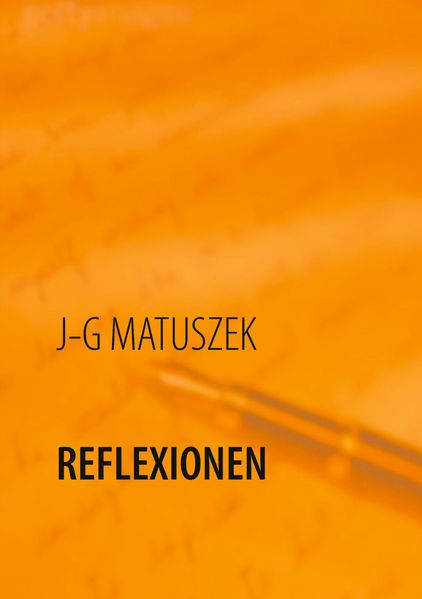 Cover von Reflexionen