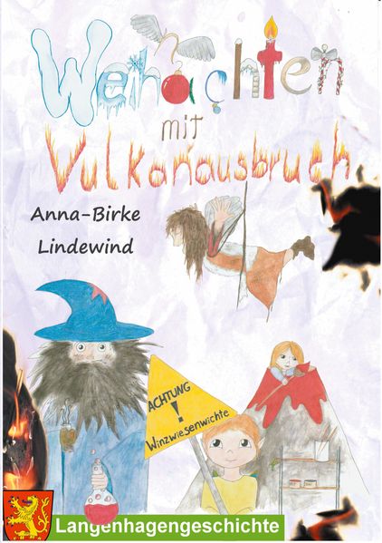 Cover von Weihnachten mit Vulkanausbruch