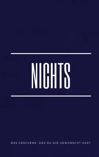 Cover von Nichts