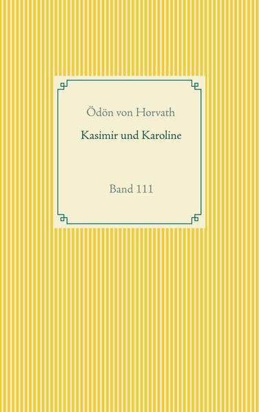 Cover von Kasimier und Karoline